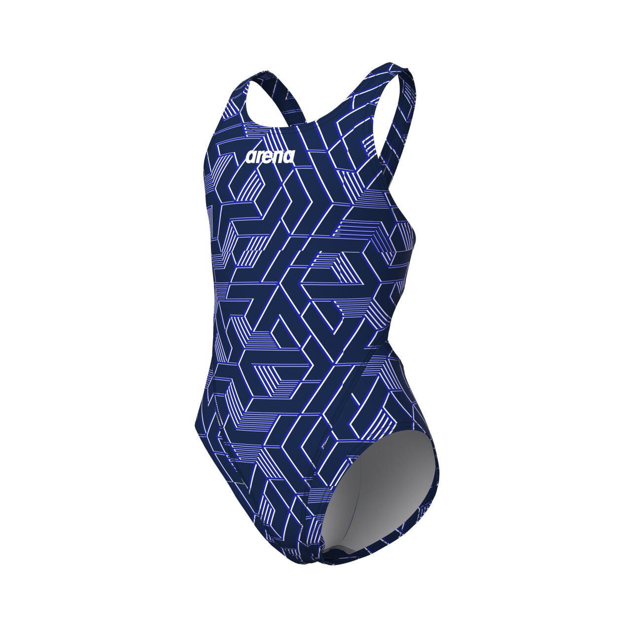 Maillot de bain fille Arena Escape Swim Tech L Équipe Marine bleu 5/5