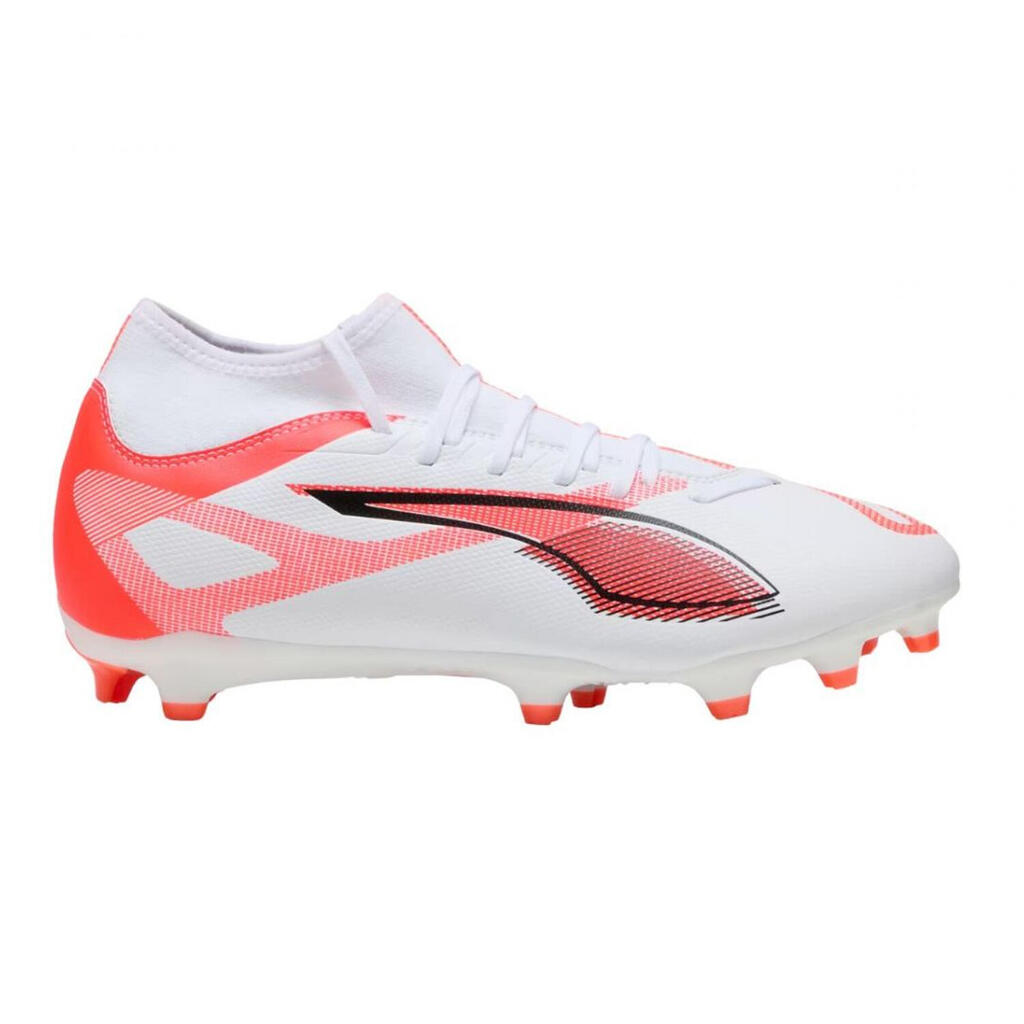 Mens Ultra 5 Play Firm Ground Football Boots (White/Red)