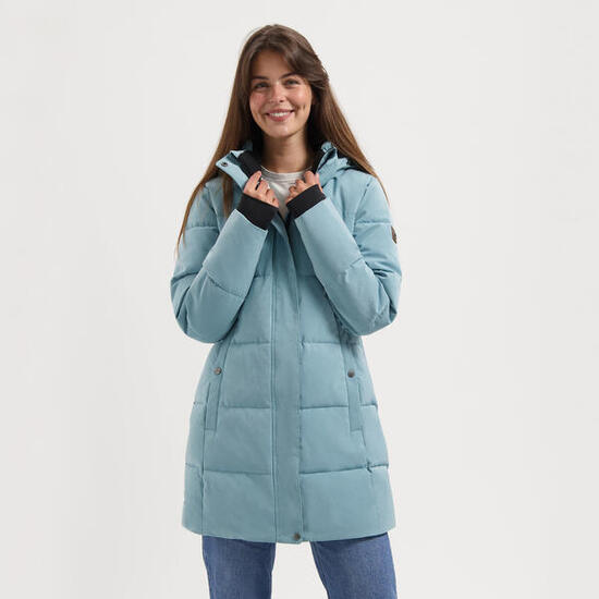 Rissne Femmes - Doudoune - Imperméable - Bleu clair