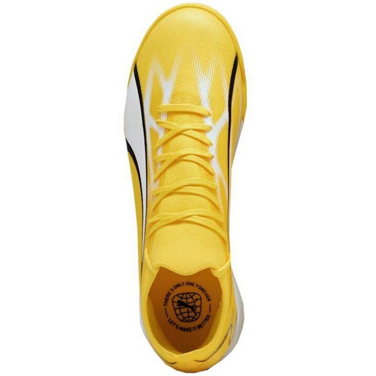 Chuteiras de futebol de salão Ultra Match para homem (Amarelo / Branco) 3/5