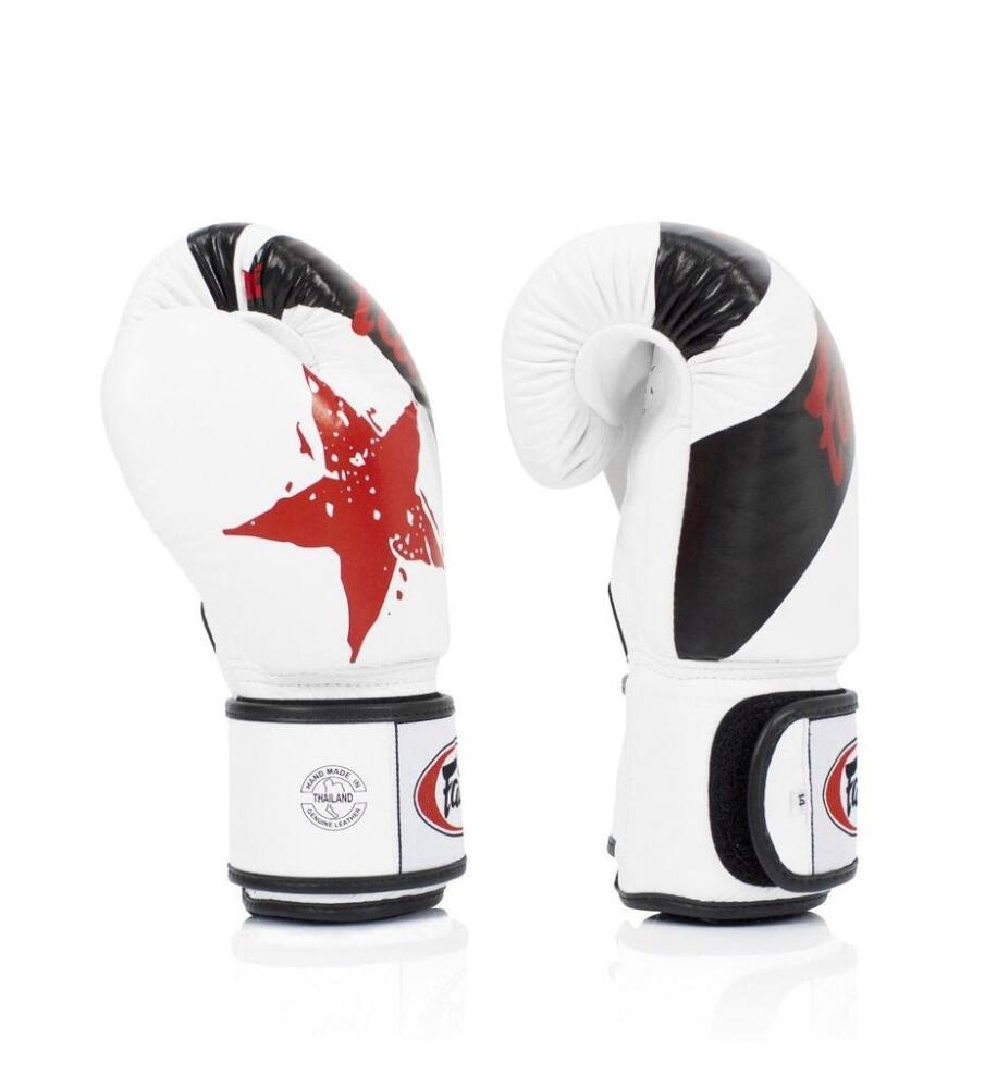 Boxhandschuhe Fairtex BGV1 – Nation Print – Weiss – 18 oz 3/4