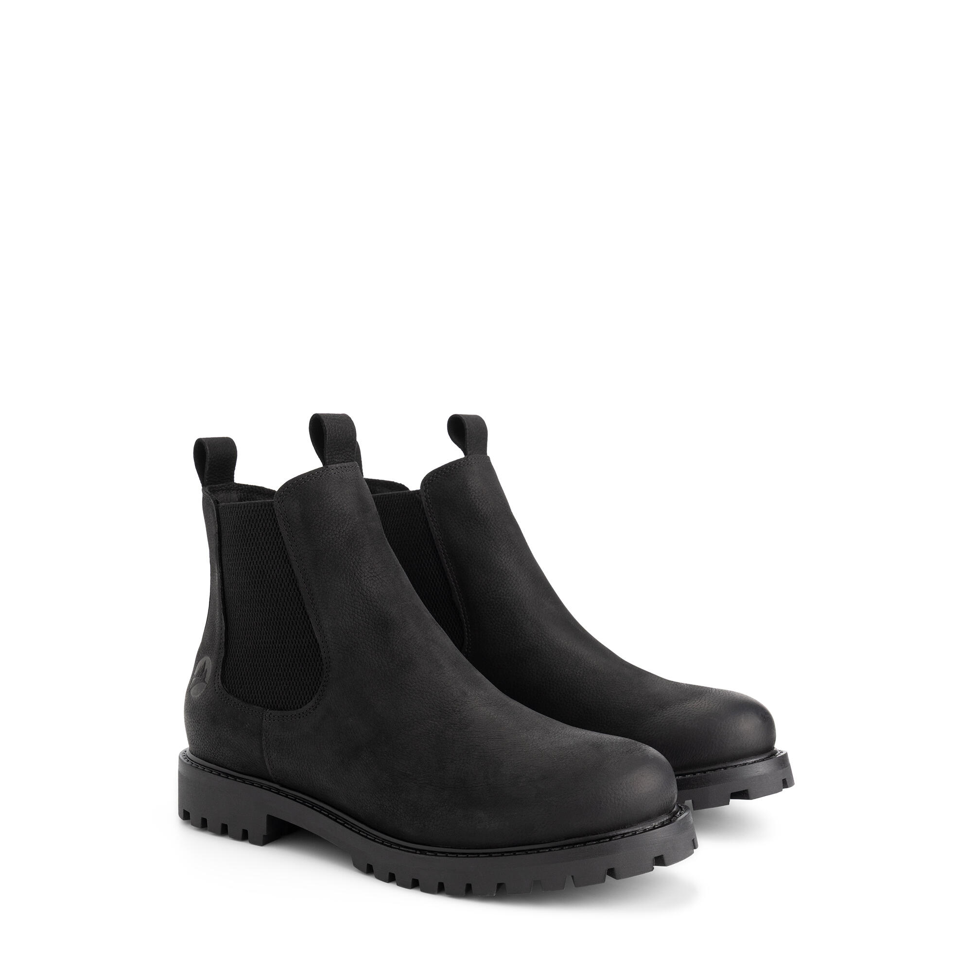 Travelin' - Talvik Homme - Bottines Chelsea - Nubuck - Noir - Bottes - Noir - Decathlon