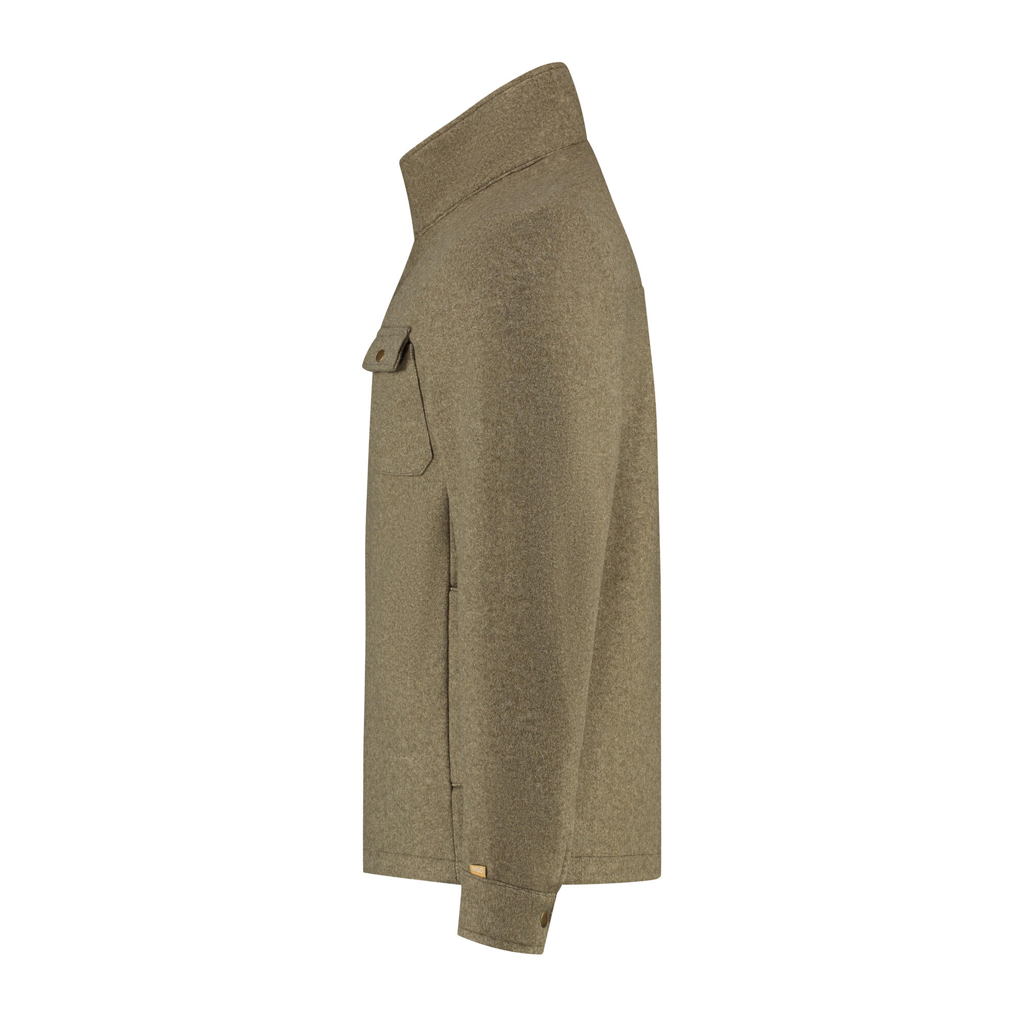Cedric Homme - Veste légère - Rembourrée - Aspect laine - Vert 4/7