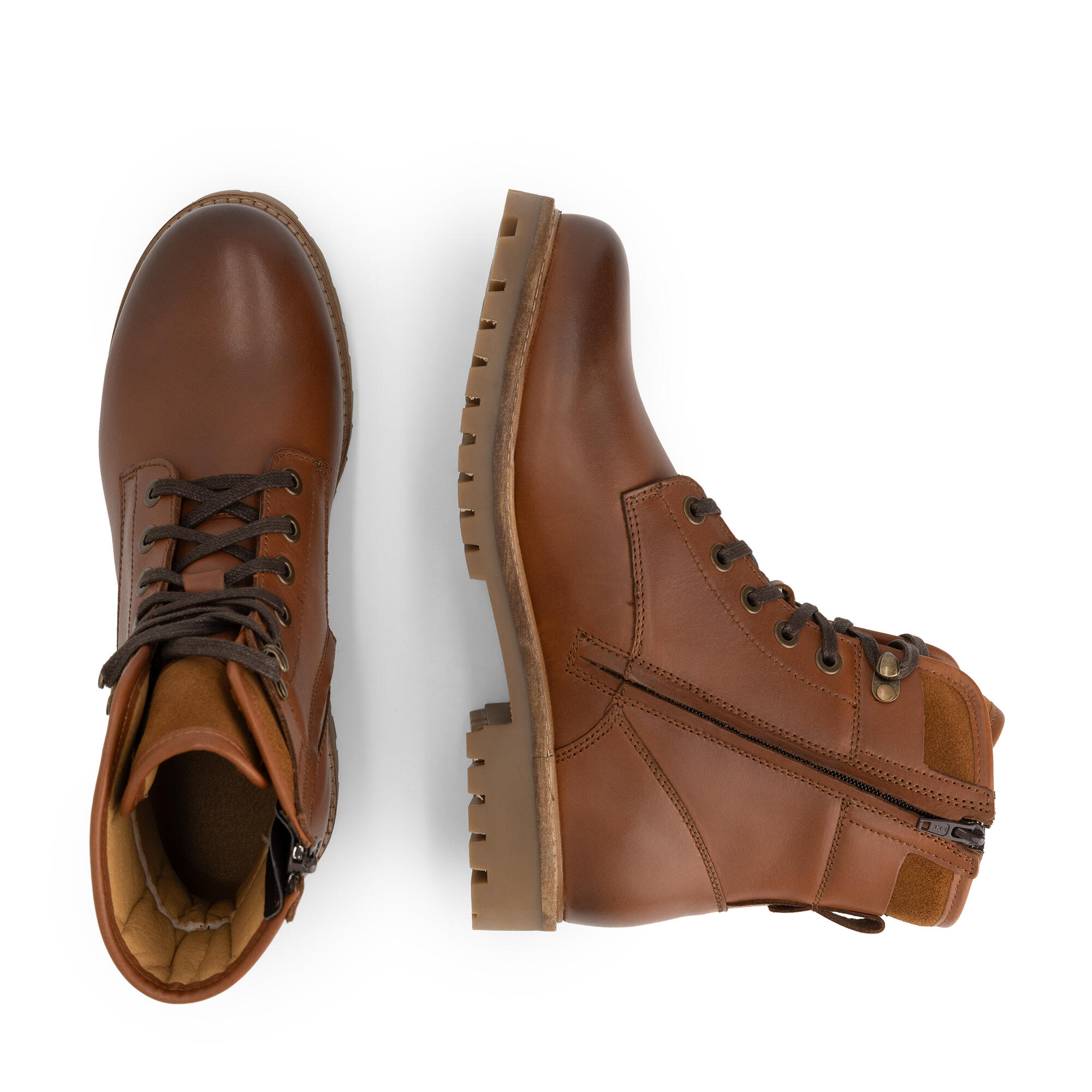 Karhamn Heren - Veterboots - Leer - Cognac 4/6