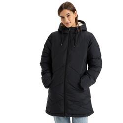 Veste longue à capuche BETTER WEATHER Noir Femme