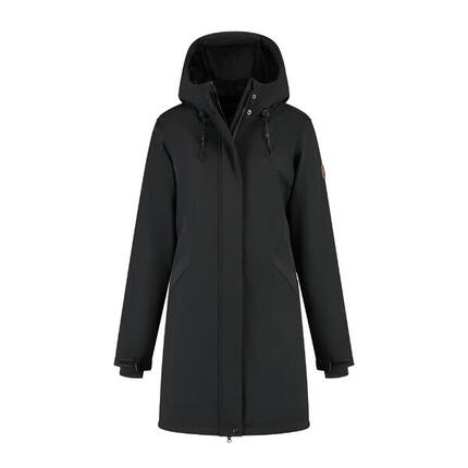 Elina Damen - Softshell Winterjacke - Gepolstert - Schwarz