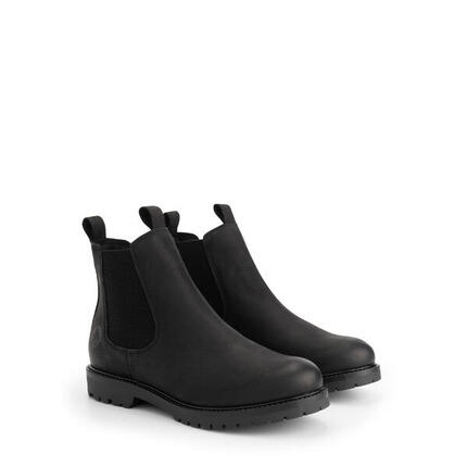 Sivik Damen - Chelsea boots - Nubukleder - Schwarz