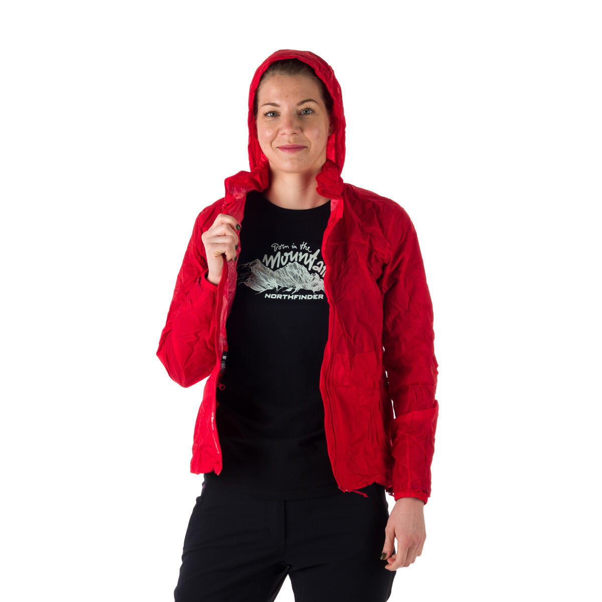 Dámská nepromokavá multisportovní bunda sbalitelná NORTHKIT 6/7