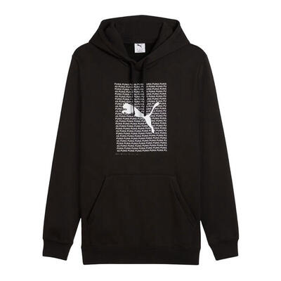 Heren essentials logo hoodie (marineblauw)