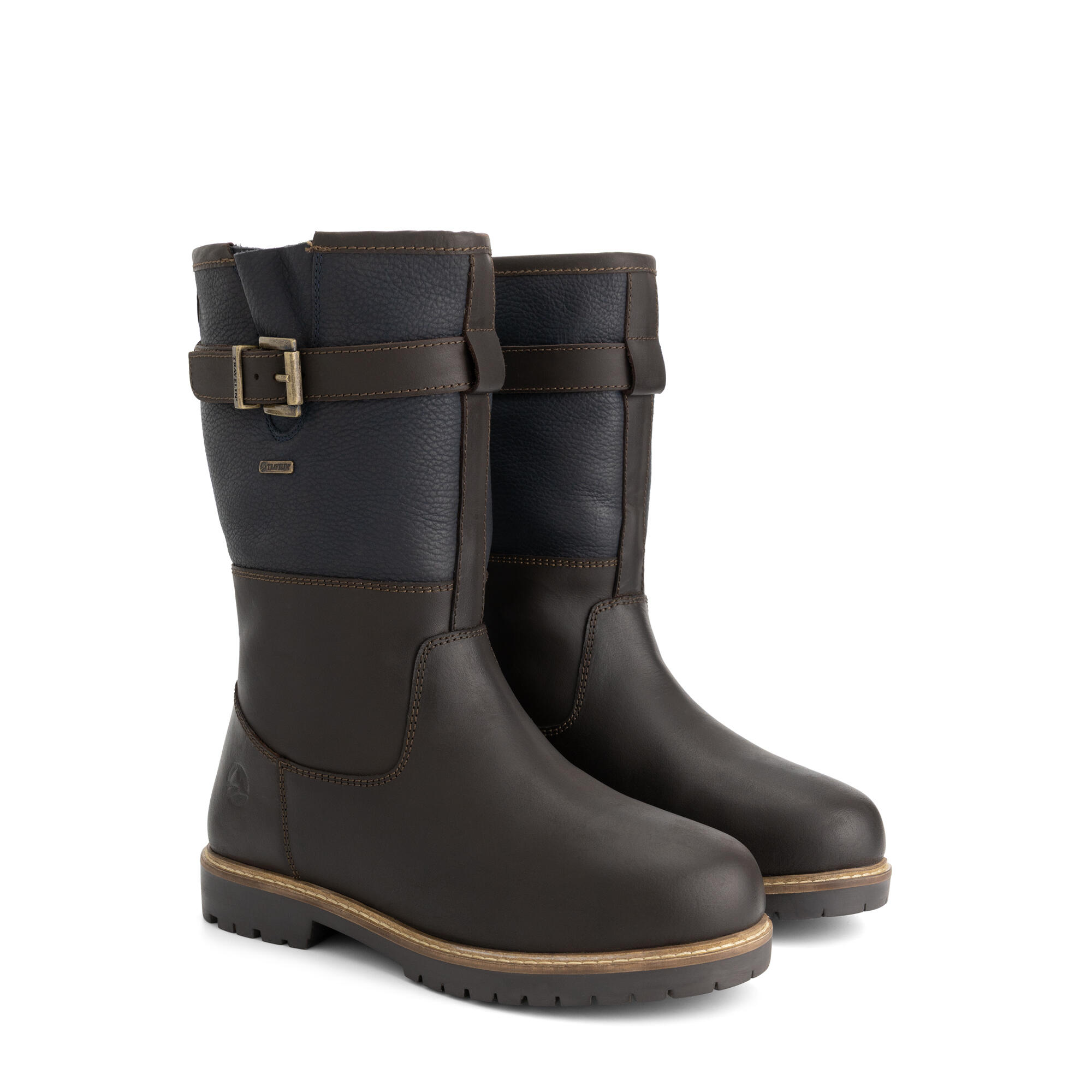 TRAVELIN' Landvik Damen - Outdoor-Stiefel - Wasserdicht - Blau