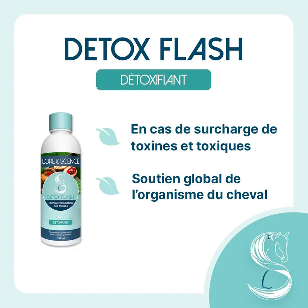 Snelle paardendetox Flash: kennis en wetenschap 150 ml 2/4