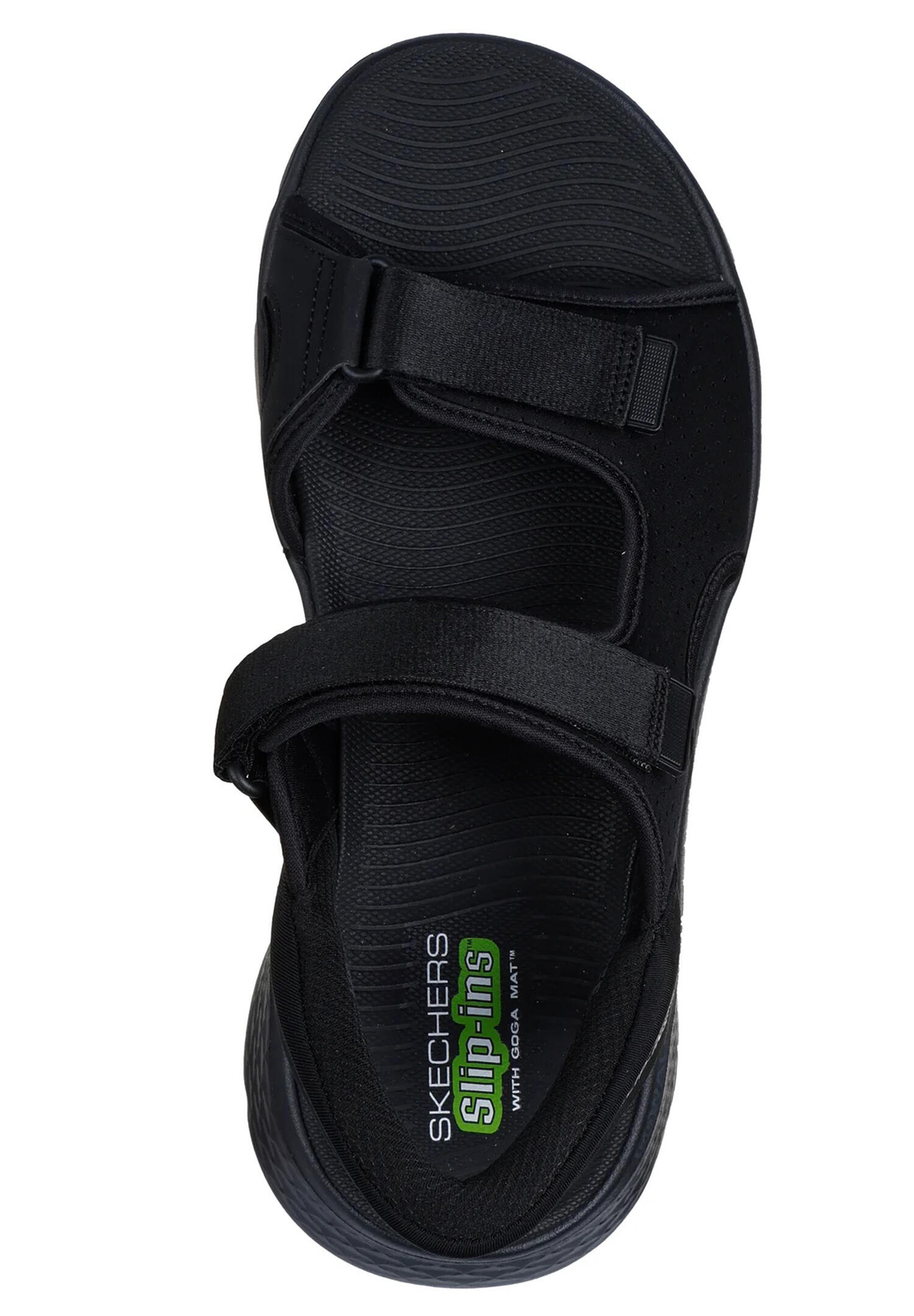 Sandales Skechers Go Walk Flex Sandal-easy Entr, Noir, Hommes 3/5