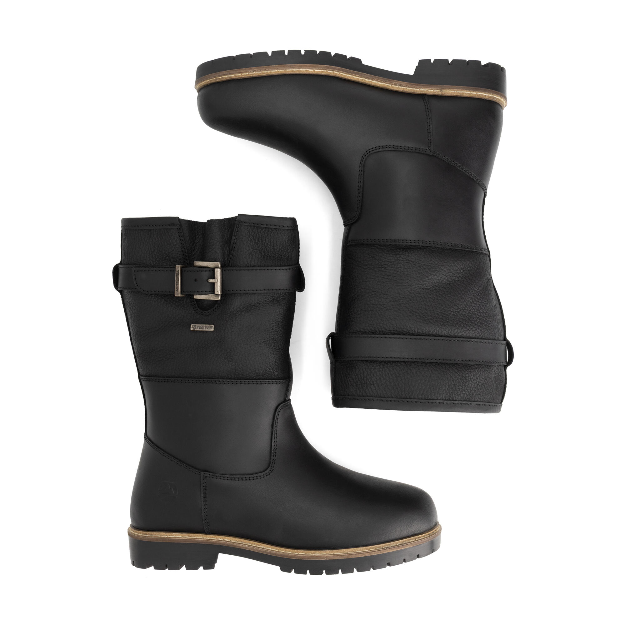 Botas outdoor Landvik mujer - Impermeables - Negras 4/7