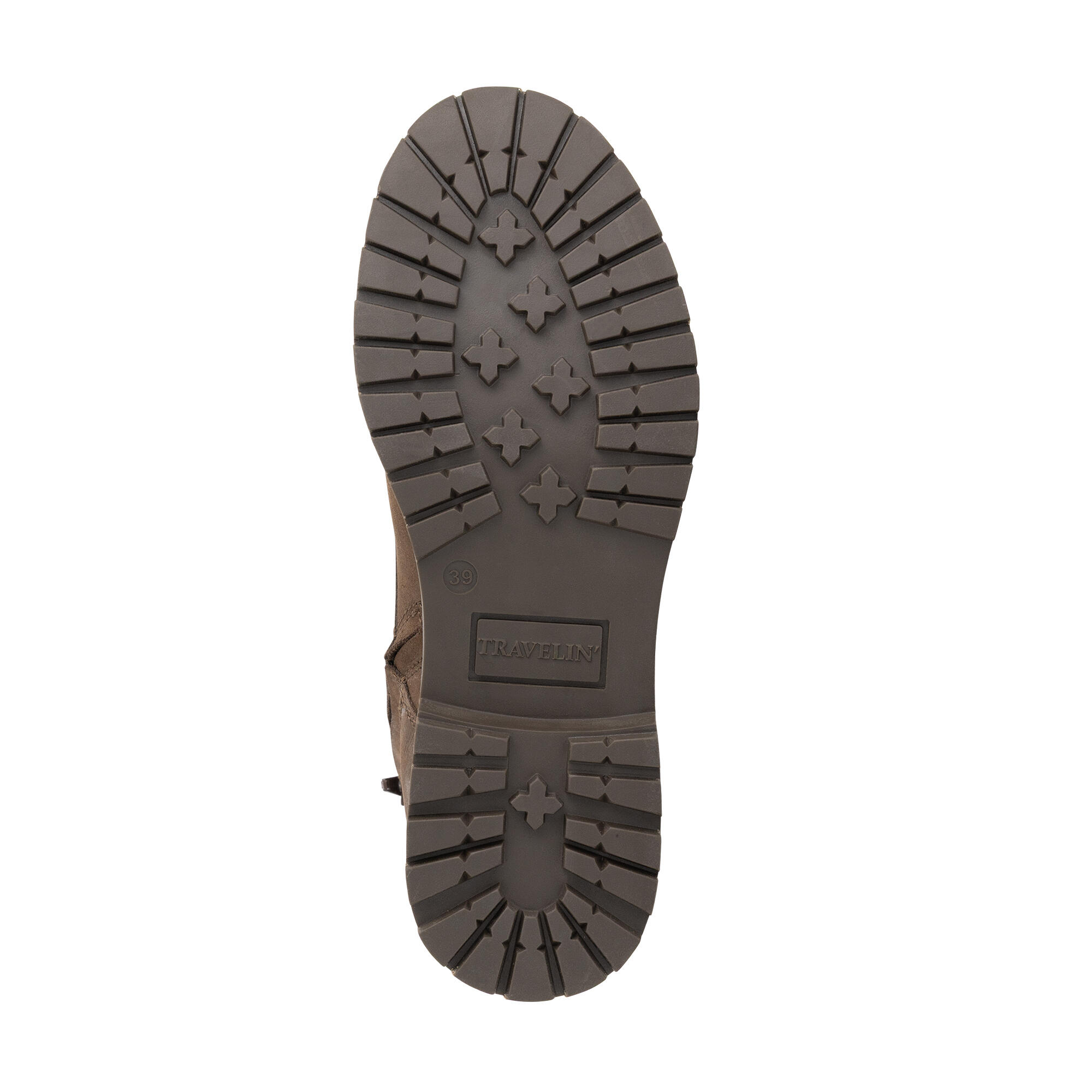 Botas con cordones y cremallera Bossvika mujer - Nobuk - Negro 6/7