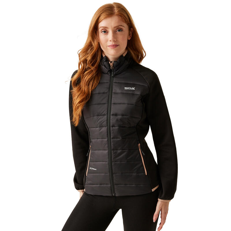 Veste Hybride CLUMBER Femme (Noir / Taupe)