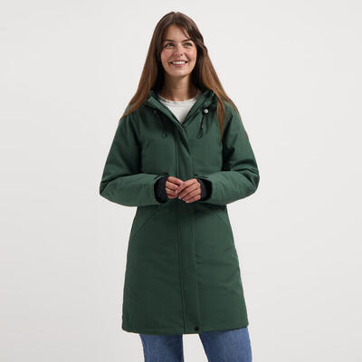 Elina Damen - Softshell Winterjacke - Gepolstert - Grün
