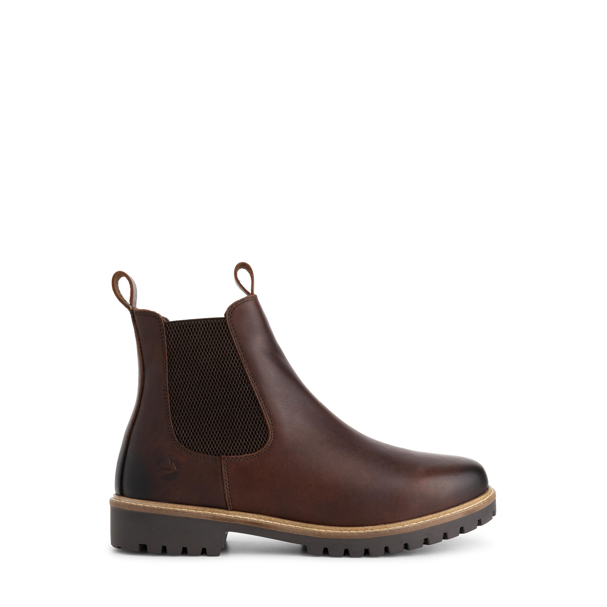 Hemsedal Herren – Chelsea-Stiefel – mit Wolle gefüttert – Dunkelbraun 3/5