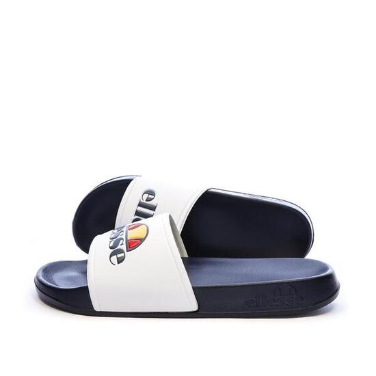 Claquettes Blanc/Marine Homme Ellesse Duke