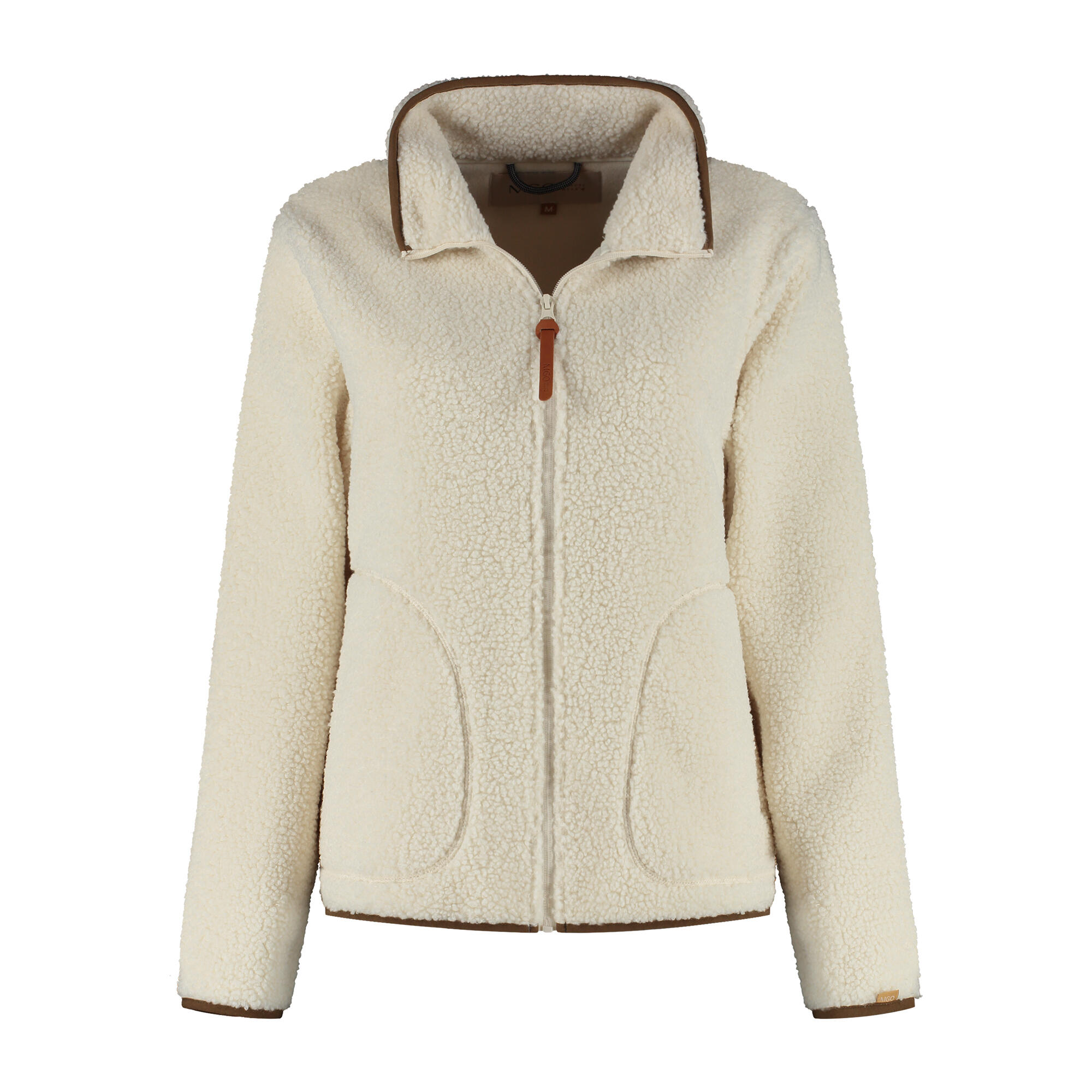 Mgo - Mgo Teddy Femmes - Cardigan D'Extérieur - Polaire Teddy - Blanc Cassé - Pull - Blanc - Decathlon