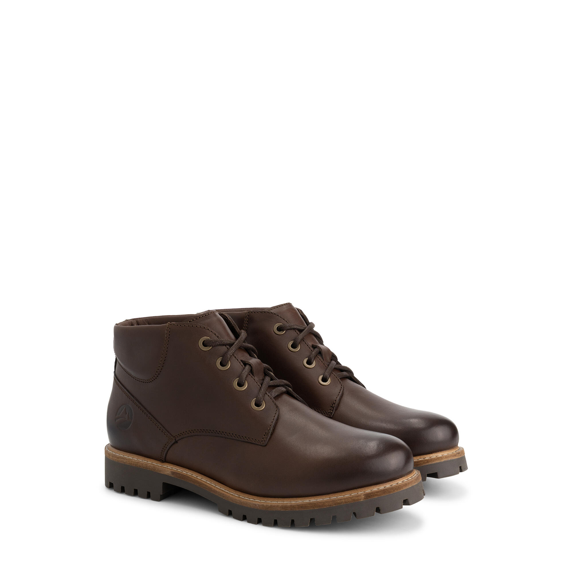 Travelin' - Tohuse Homme - Bottines À Lacets - Cuir - Marron Foncé - Bottes - Marron - Decathlon