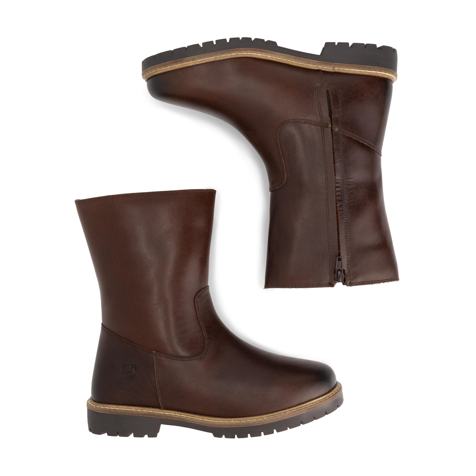 Nexo Femme - Bottes - Doublées de laine - Marron foncé 4/6