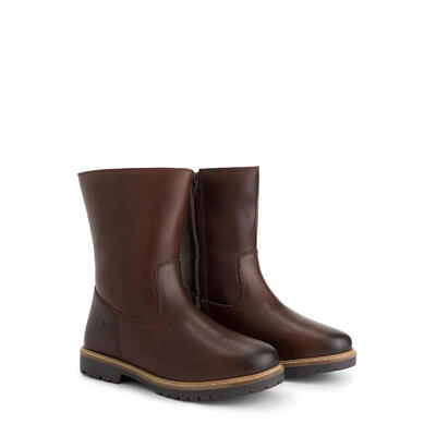 Bjornstad Damen - Stiefel - Wolle gefüttert - Dunkelbraun