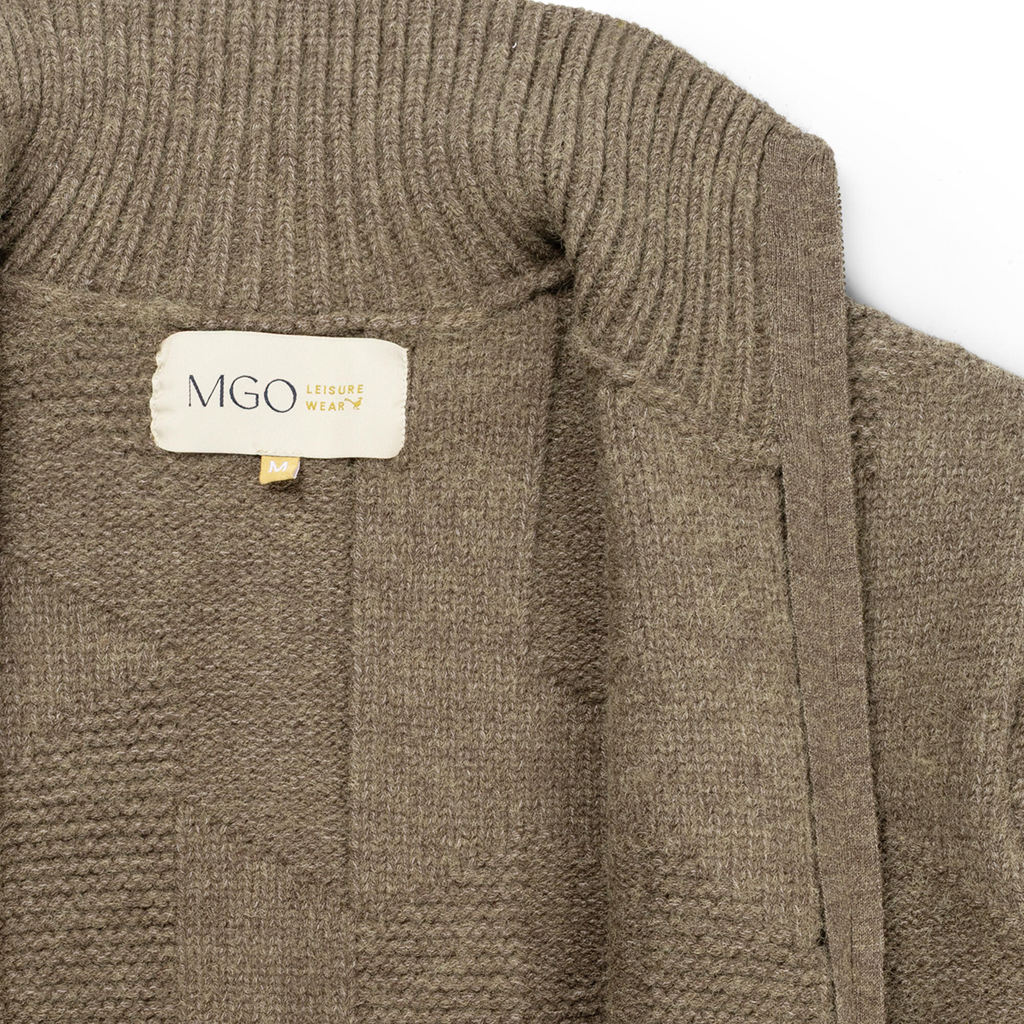 Tamar Femmes - Cardigan - Maille grossière - Marron 7/7