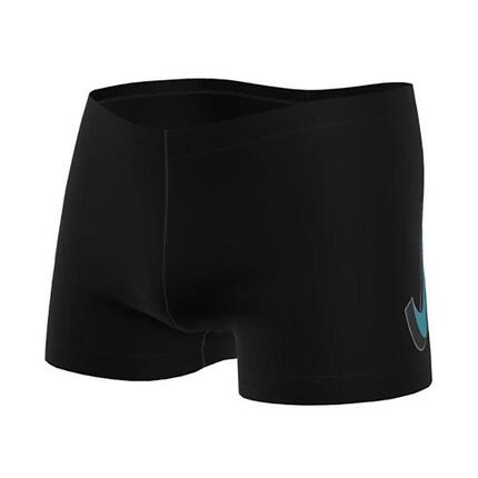 Nike Square Leg Badeshorts Jungen, Schwarz, Größe S
