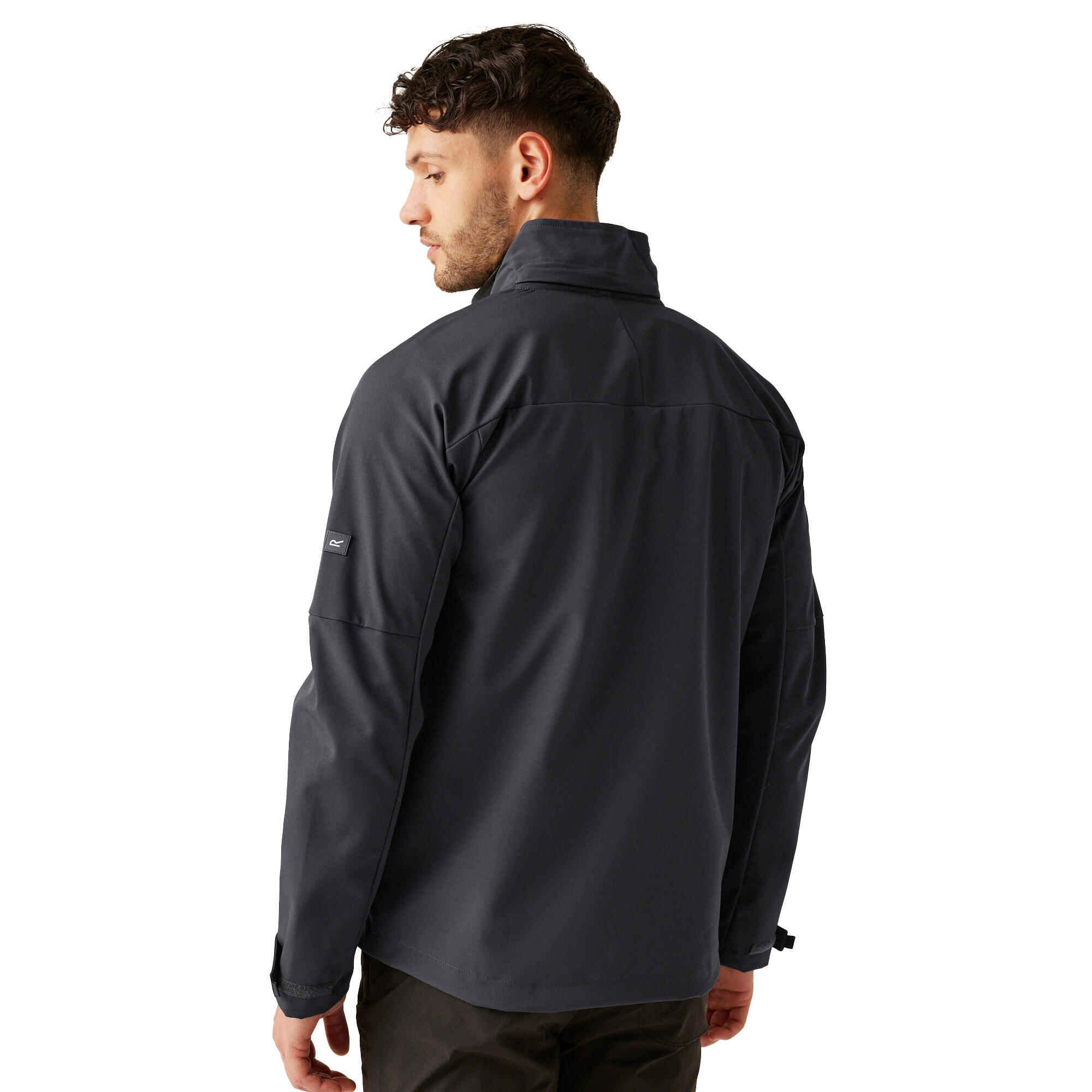 Heren Arana Waterdichte Soft Shell Jas (As/gletsjer) 4/5