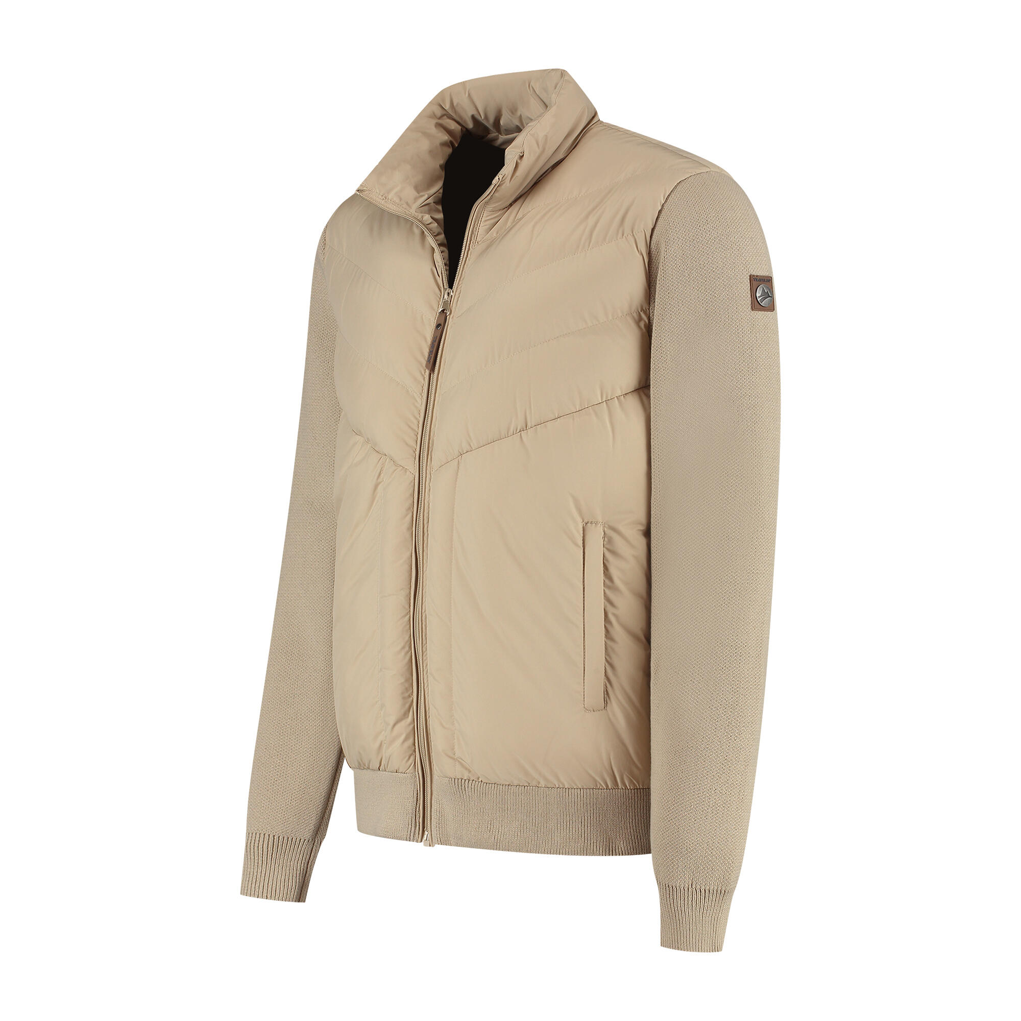 Damian Homme - Cardigan d'extérieur - Rembourré - Sable 3/7
