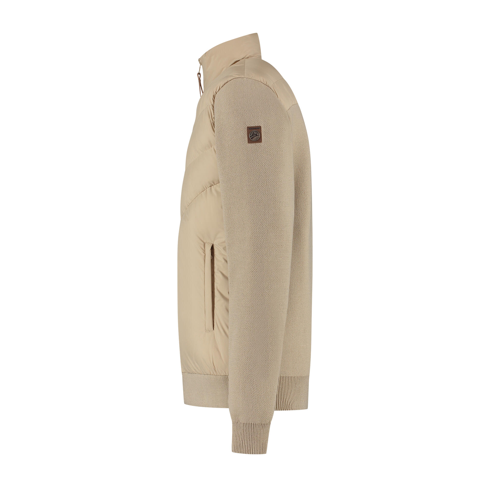 Damian Homme - Cardigan d'extérieur - Rembourré - Sable 4/7