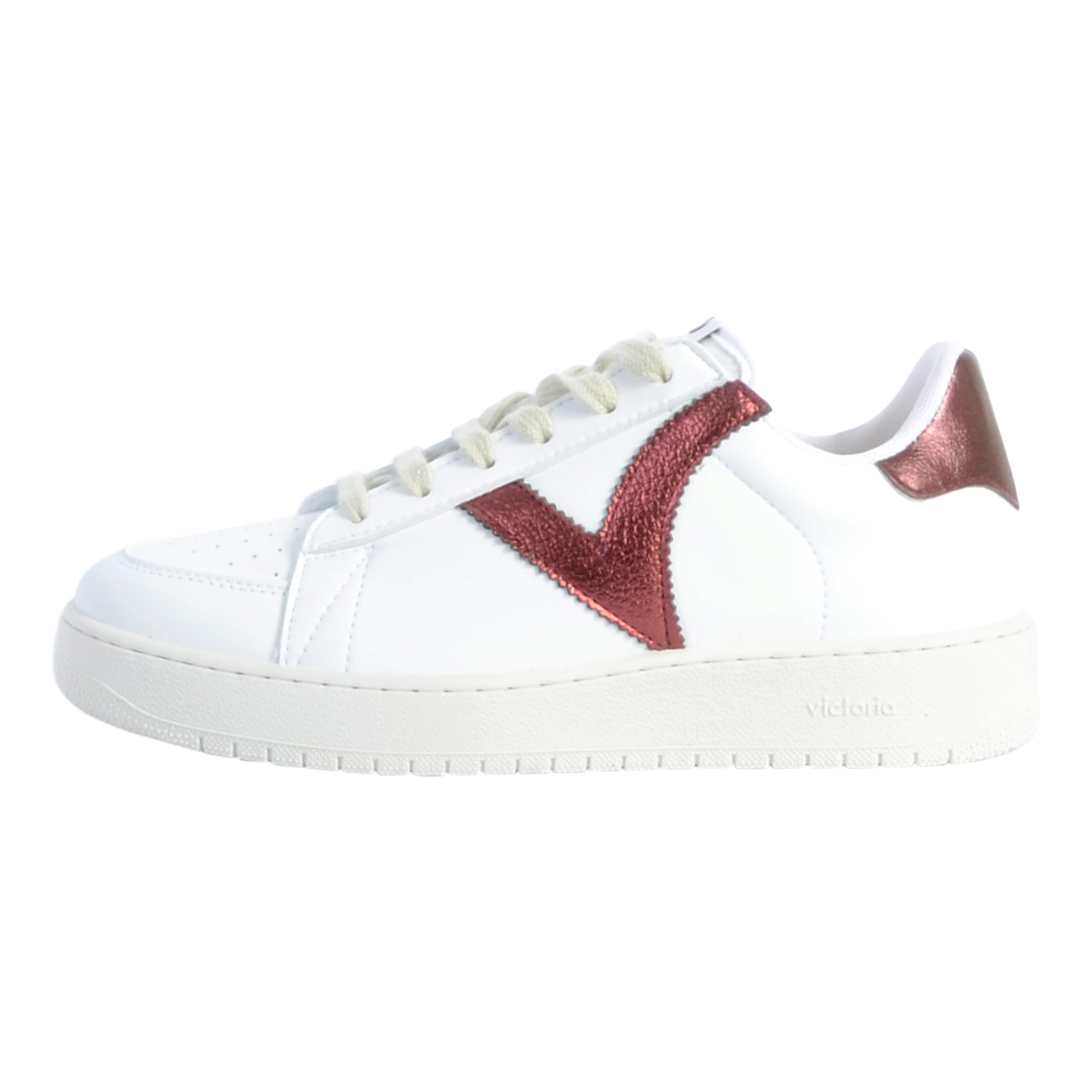 Victoria - Basket Femme Victoria 1258202 - Femme - Baskets - Blanc|rouge - 37 - Decathlon