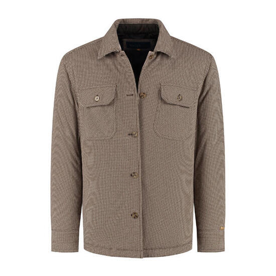 MGO Duke Herren - Übergangsjacke/Shacket - Gefüttertes Overshirt - Braun