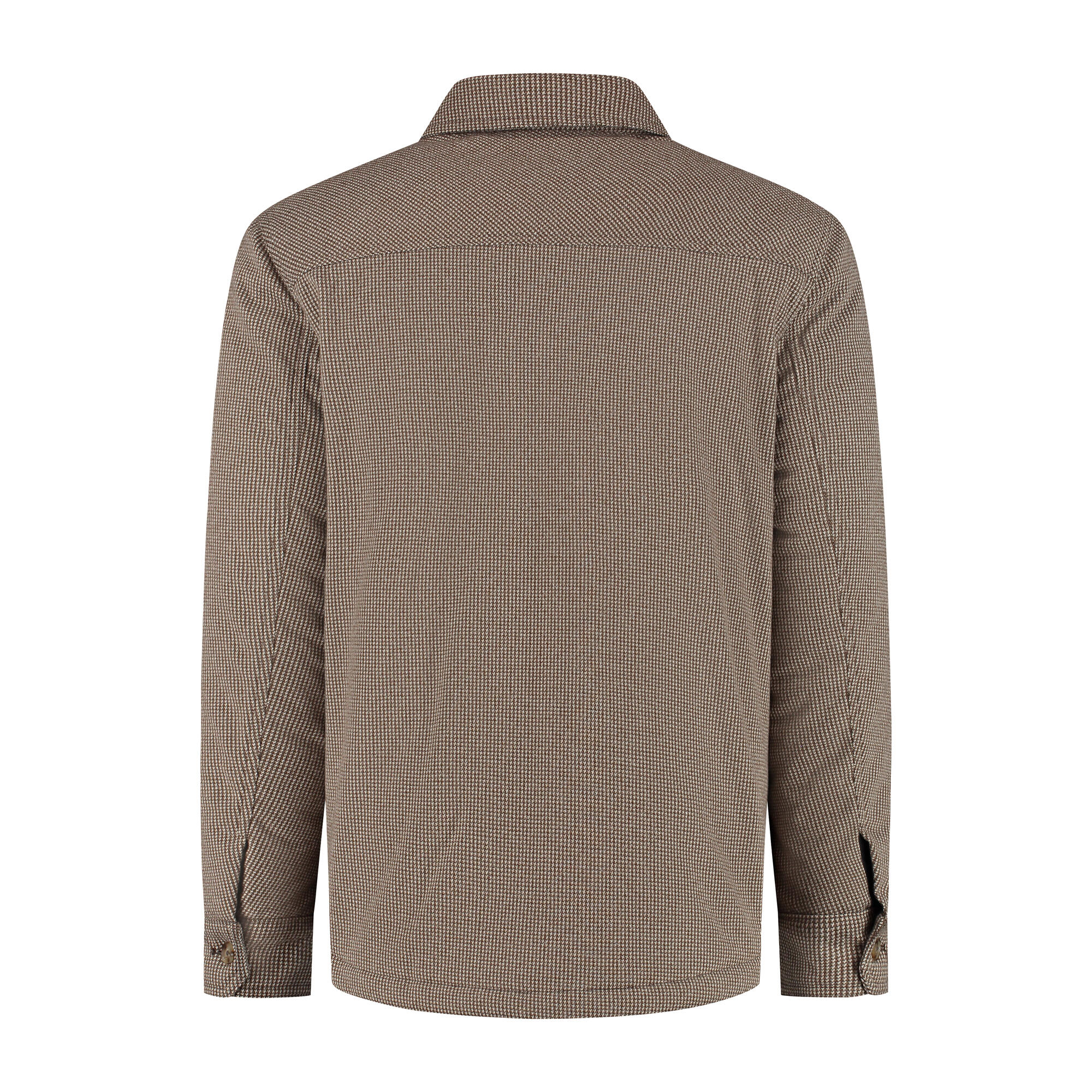 Duke Herren - Übergangsjacke/Shacket - Gefüttertes Overshirt - Braun 5/7