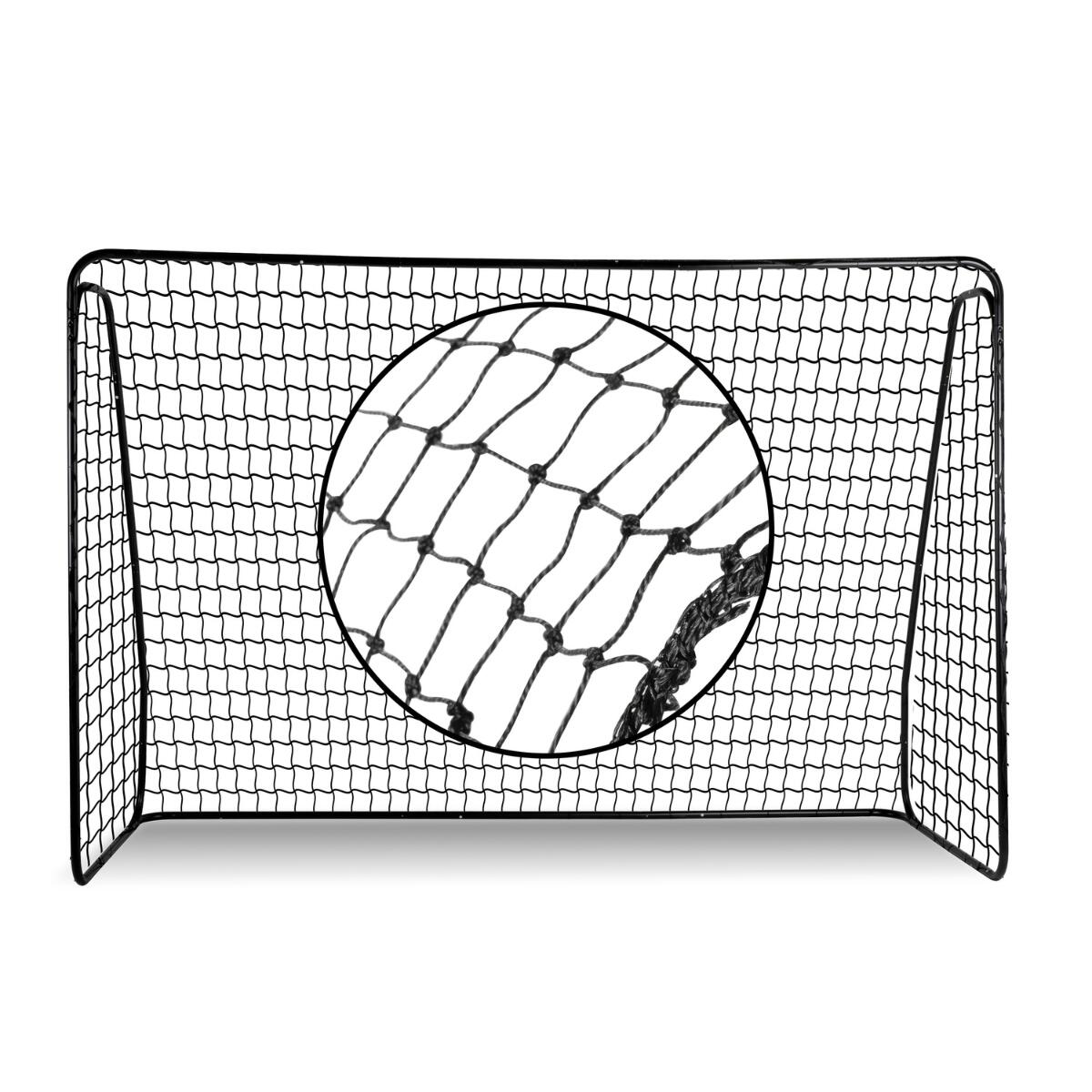 Bramka do piłki nożnej z siatką Dunlop 300x205x120cm 3/5