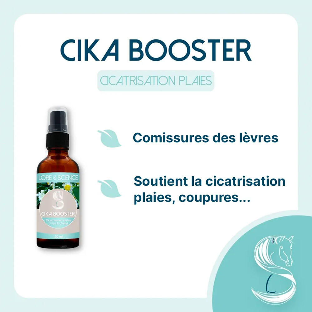 Cicatrisant naturel cheval, chien Cika Booster Lore & Science 50mL 2/2