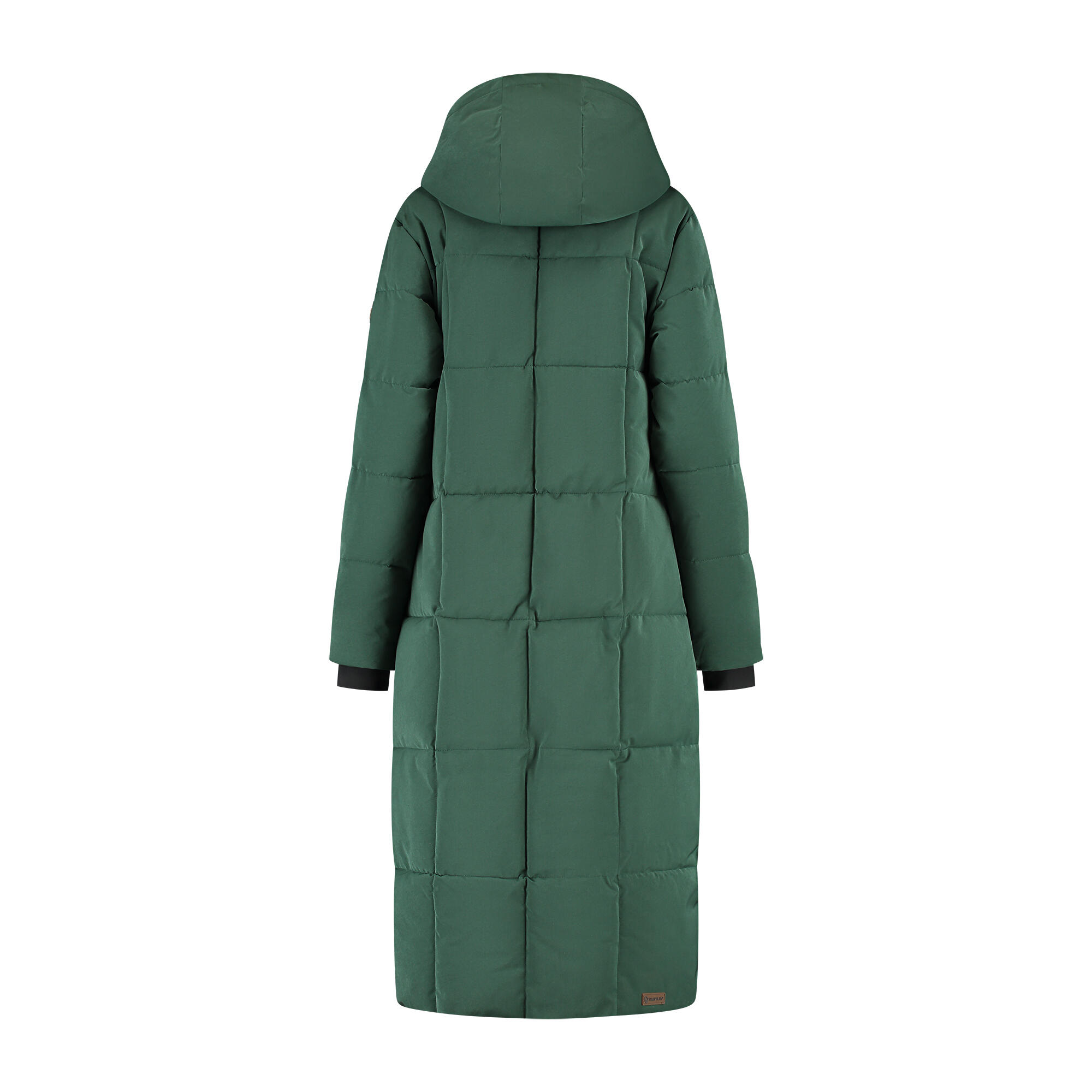 Freya Dames - Puffer winterjas - Getailleerd - Donkergroen 5/7
