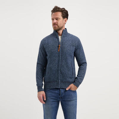 MGO Philip Herren - Outdoor-Strickjacke - Fleecejacke - Blau