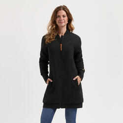 MGO Rosan Femme - Cardigan d'extérieur long - Polaire - Sweat - Vert