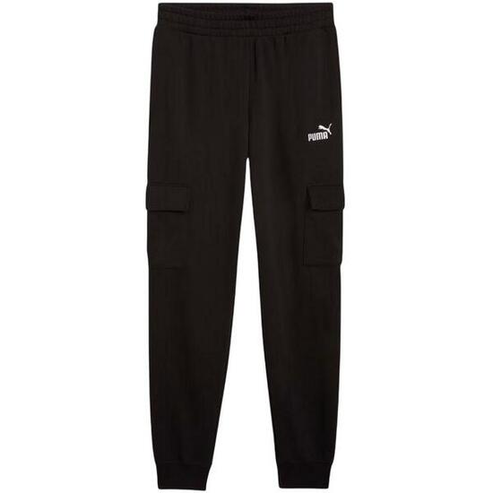Pantaloni Cargo Logo Uomo Puma Essentials Nero