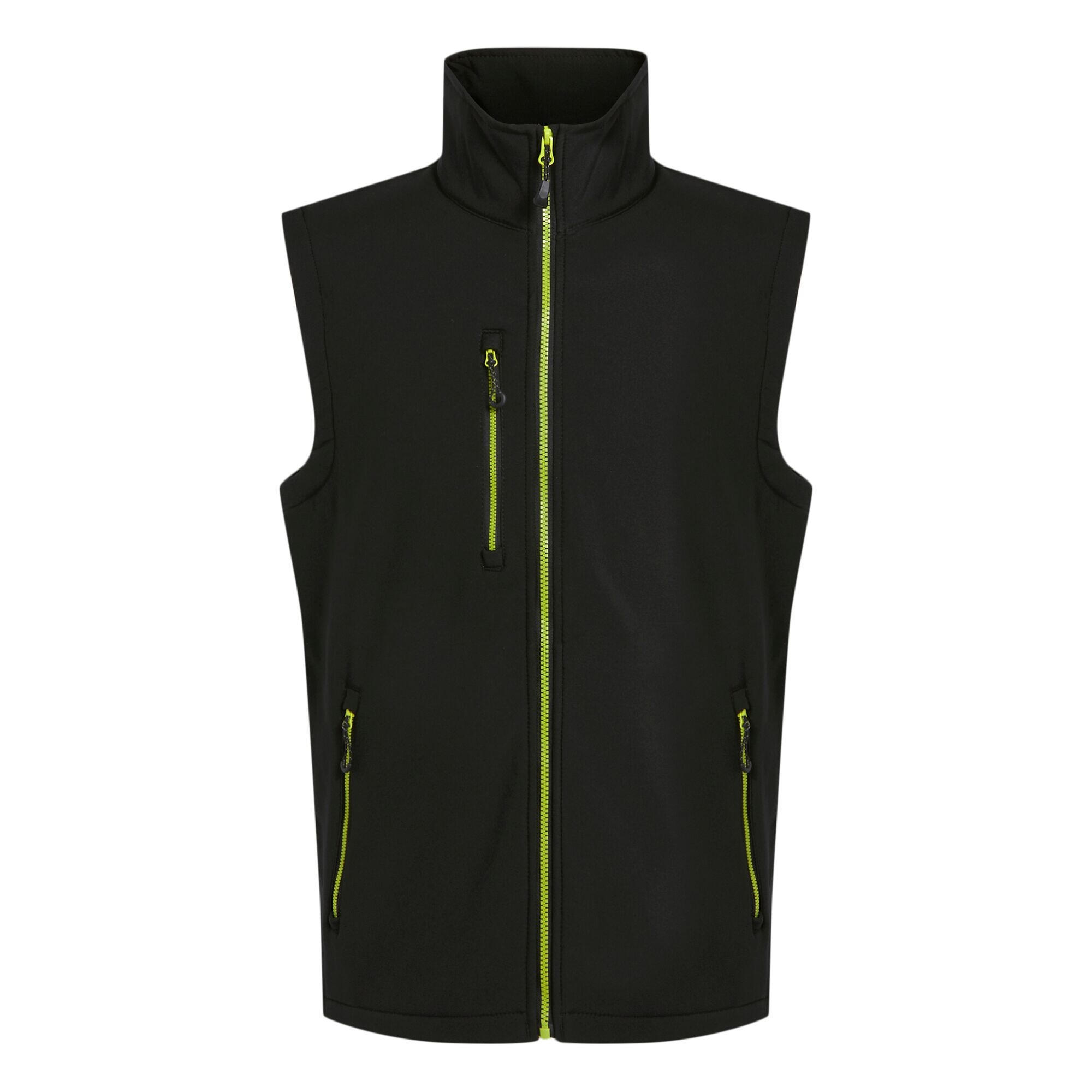 REGATTA Gilet Imbottito 2 Strati Uomo Regatta Professional Nero Verde Lime