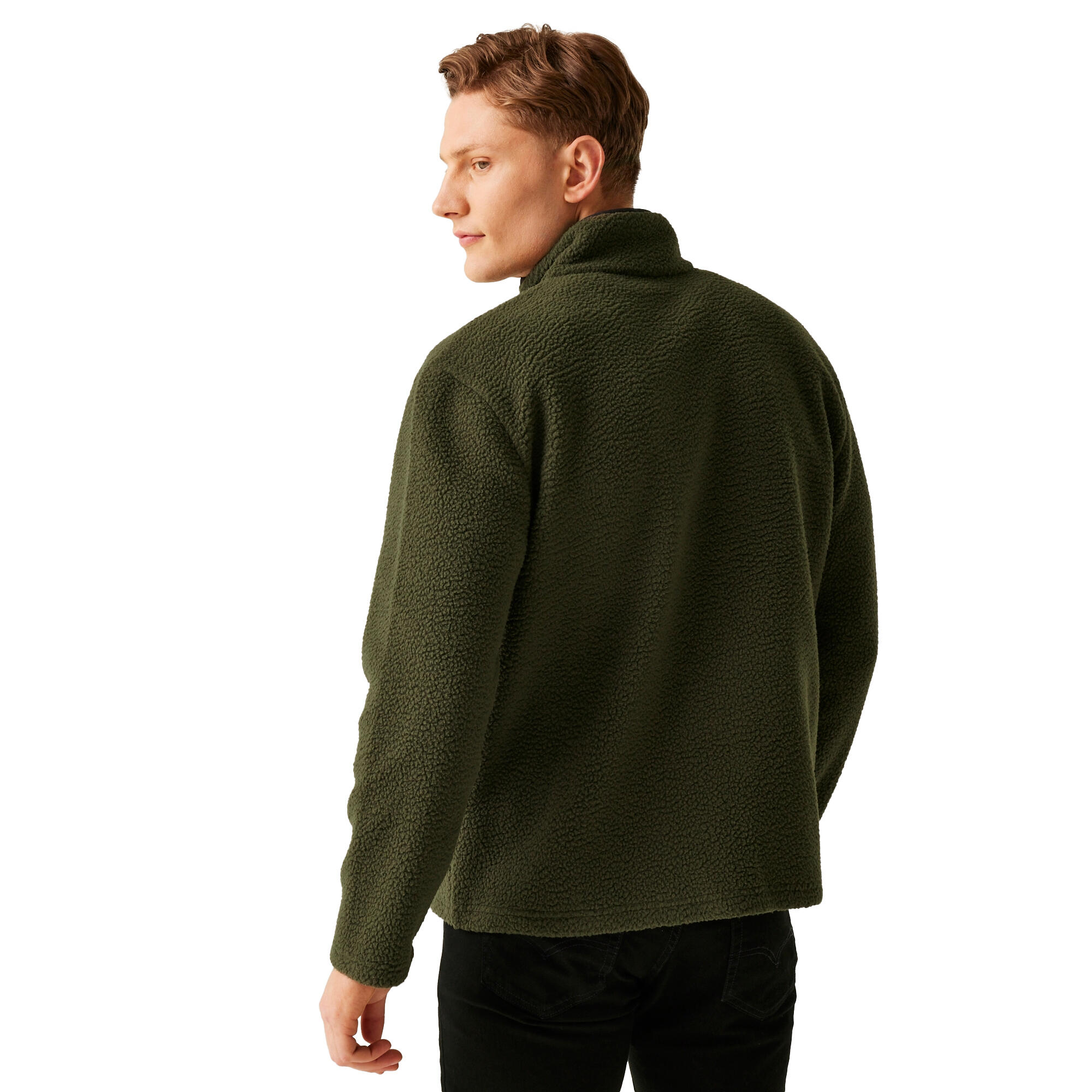 Veste Polaire FRANKIE Homme (Kaki Foncé) 3/5