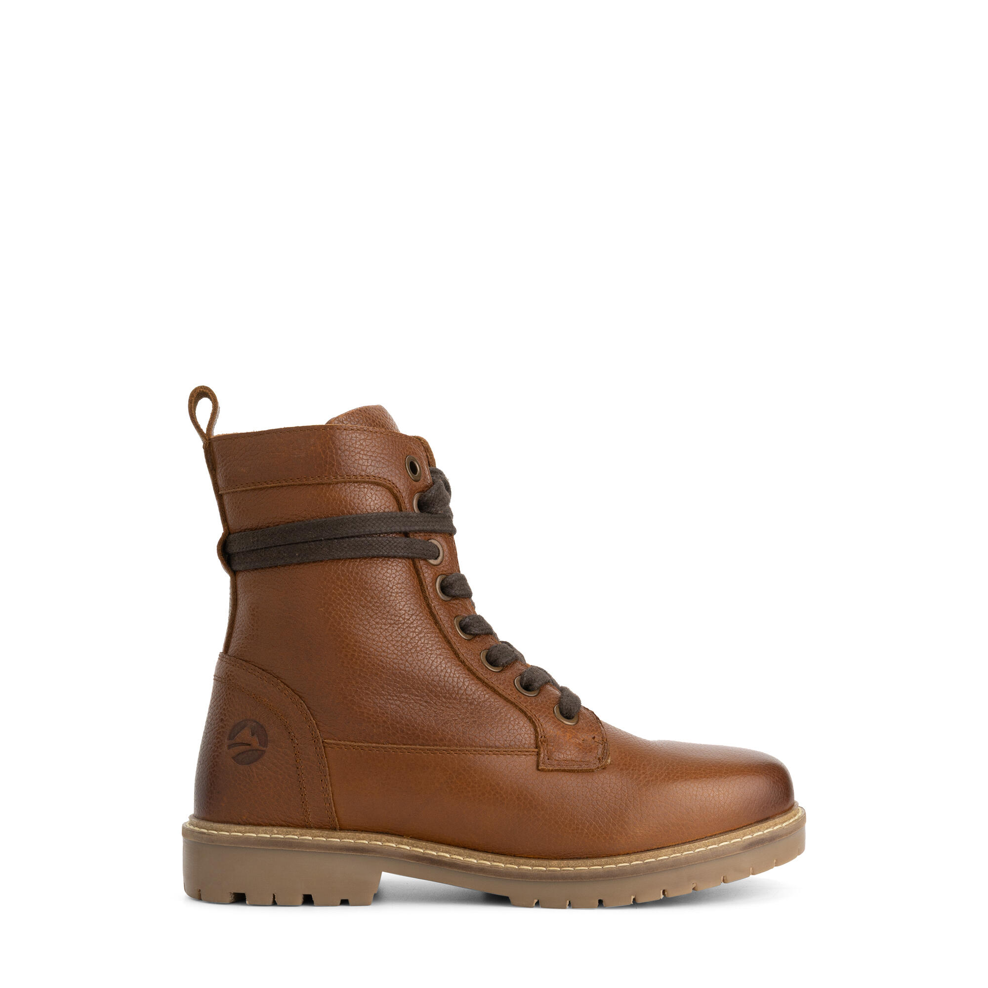 Kongsmark Damen - Schnürboots - Wolle gefüttert - Cognac 3/6