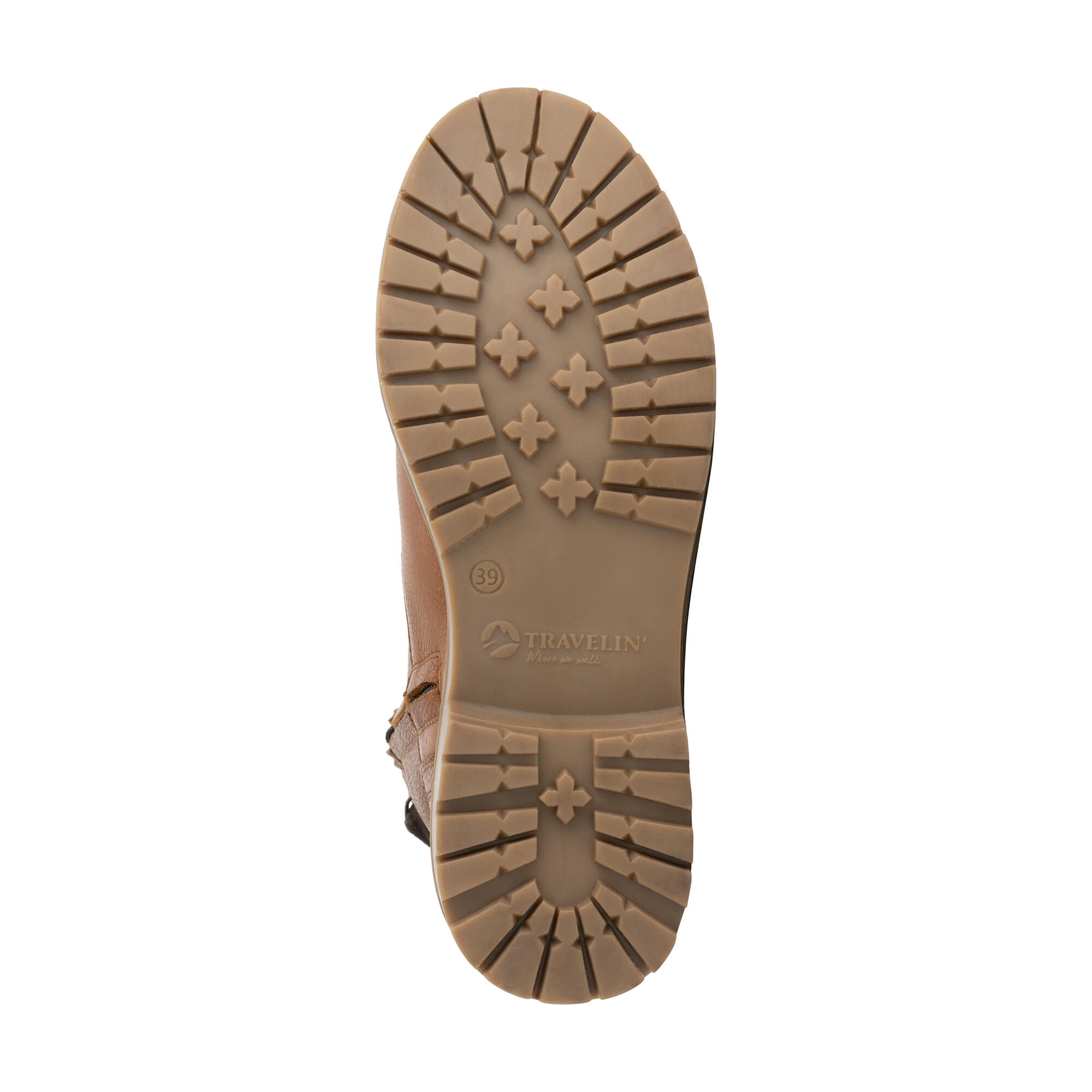 Kongsmark Damen - Schnürboots - Wolle gefüttert - Cognac 5/6