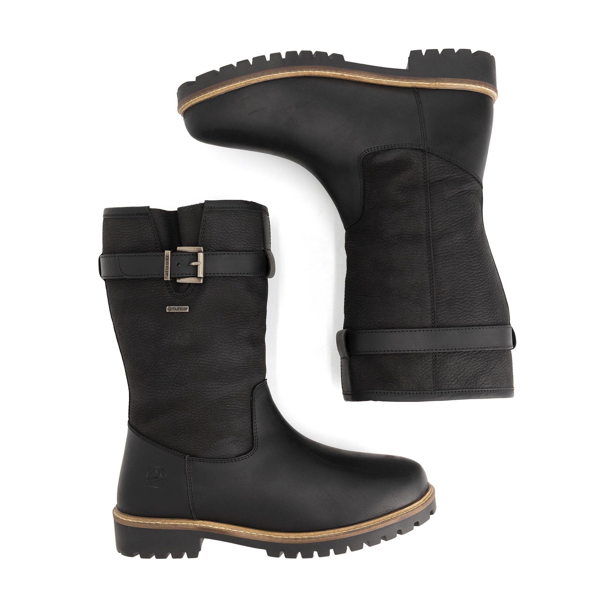 Botas outdoor Aremark hombre - Impermeables - Negras 4/7