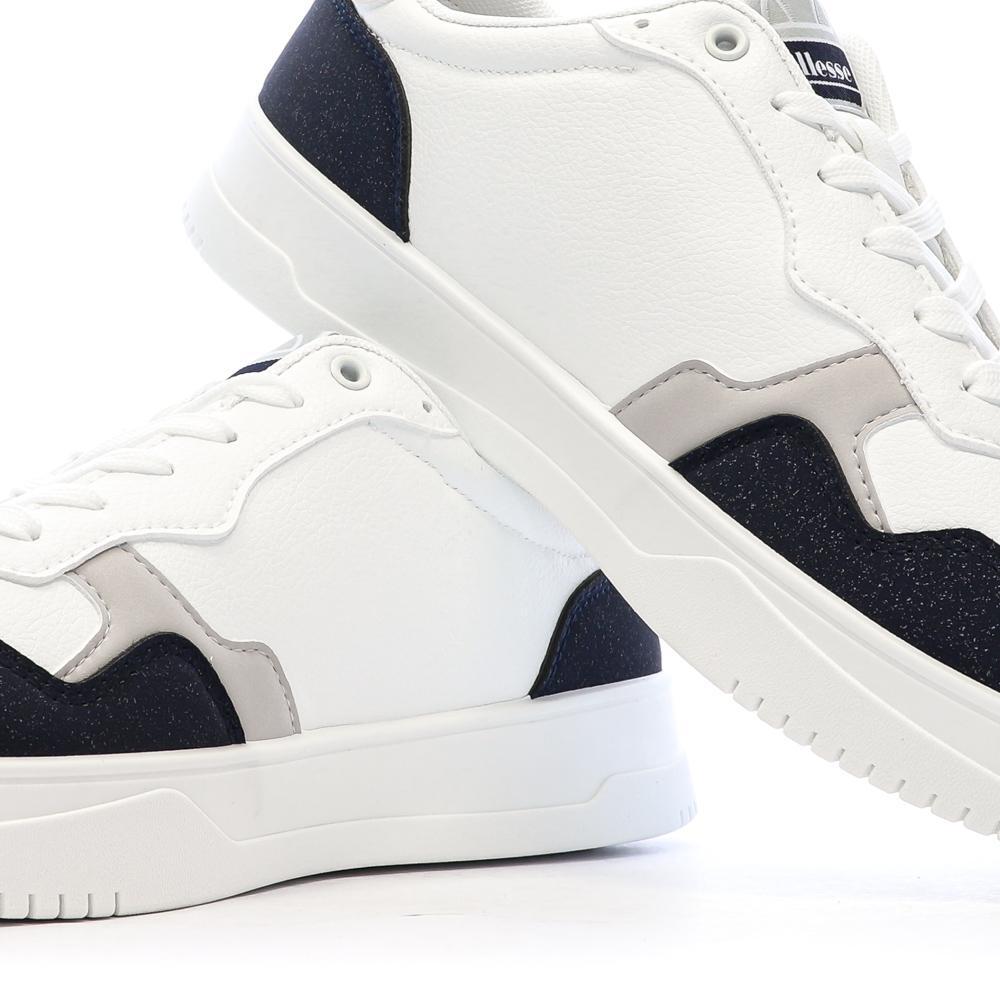 Baskets Blanches/Marines Homme Ellesse Pansit 7/7