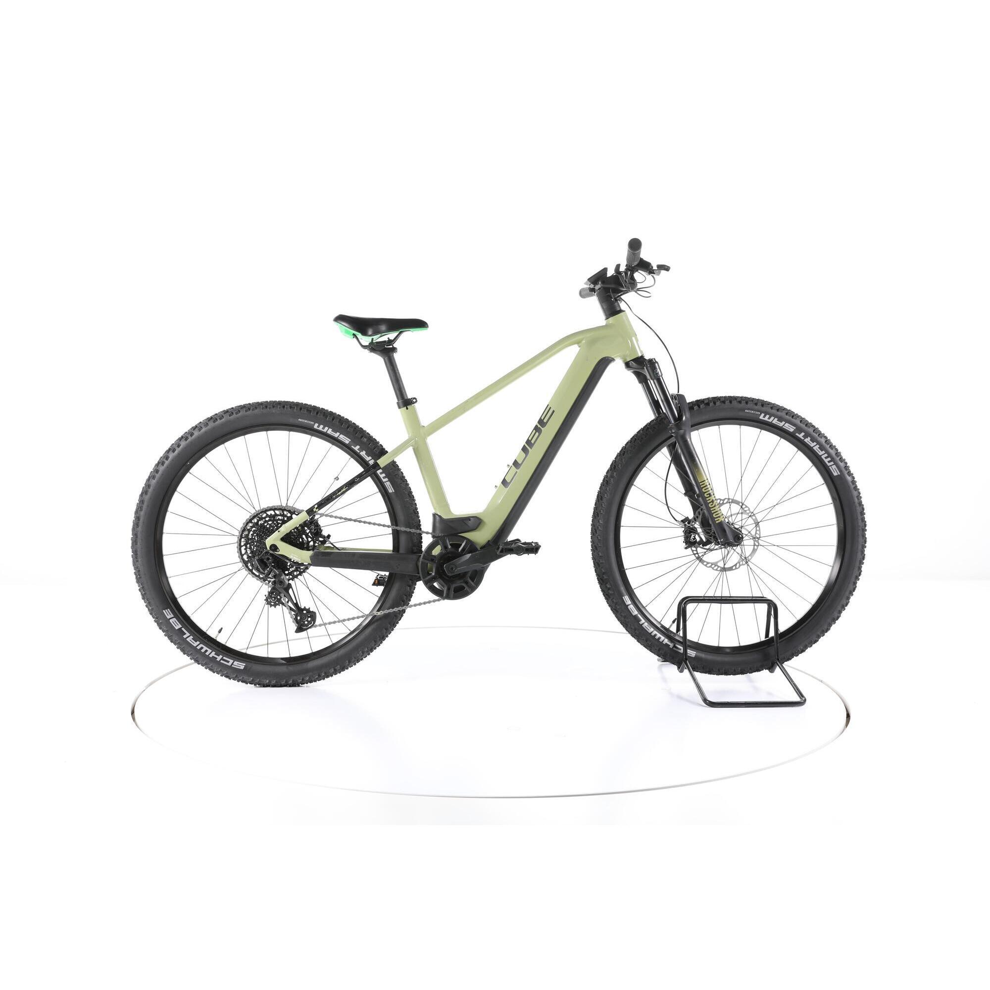 Cube - Reconditionné - Cube Reaction Hybrid Exc Vélo Électrique - Bon - Vélo Tout Terrain - Vert - Grand - Decathlon