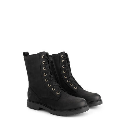 Bossvika Femmes - Bottines à lacets - Nubuck - Noir