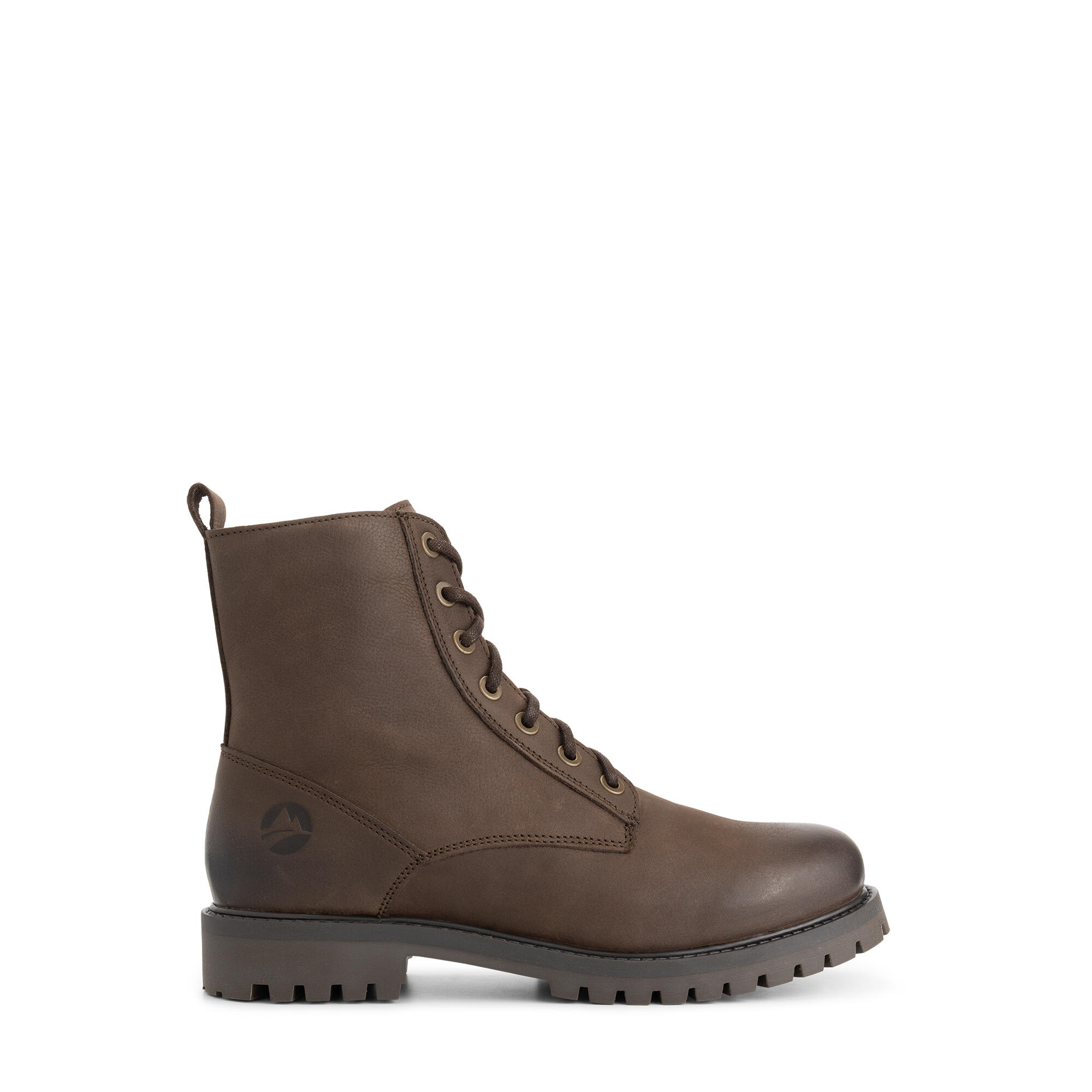 Akland Homme - Bottines à lacets - Nubuck - Fermeture éclair - Marron foncé 3/6