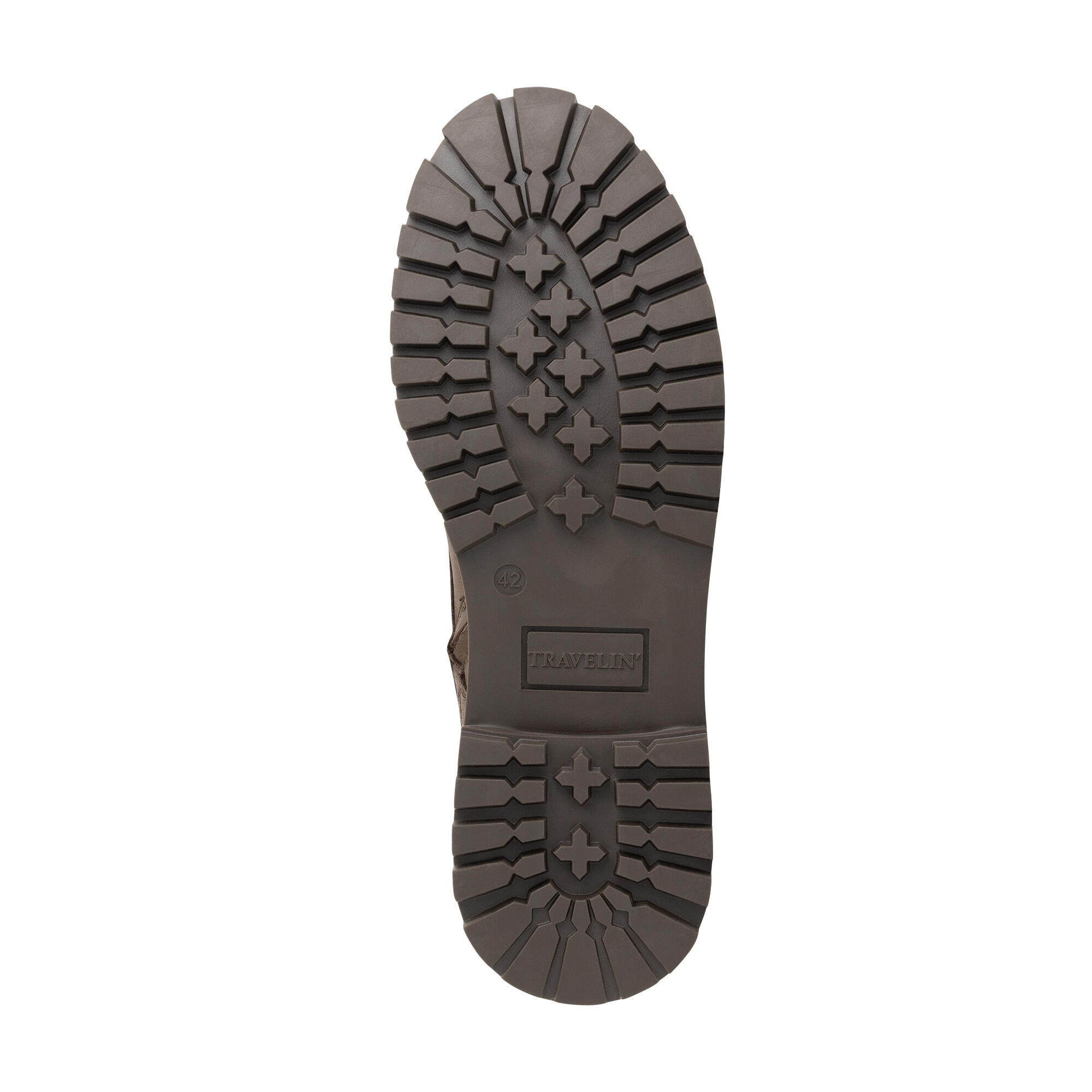 Akland Homme - Bottines à lacets - Nubuck - Fermeture éclair - Marron foncé 5/6